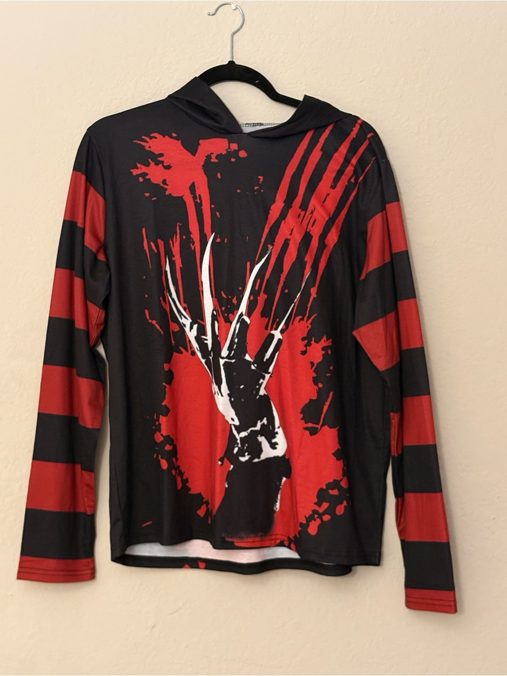 Freddy Krueger Hoodie with Claw Design